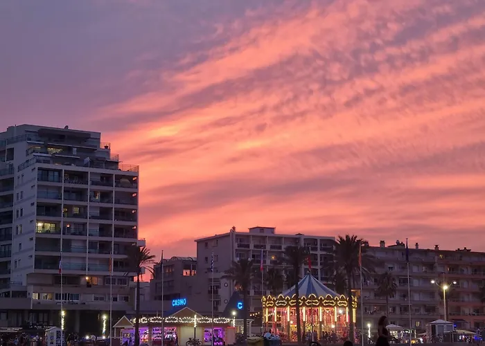 Studio Cosy Climatise Vue Mer Canet Plage 3Etoiles