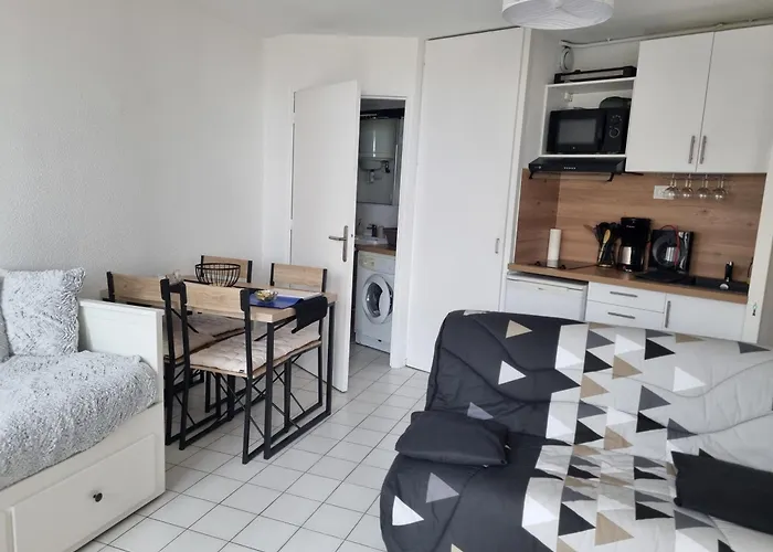 Studio Cosy Climatise Vue Mer Canet Plage 3Etoiles