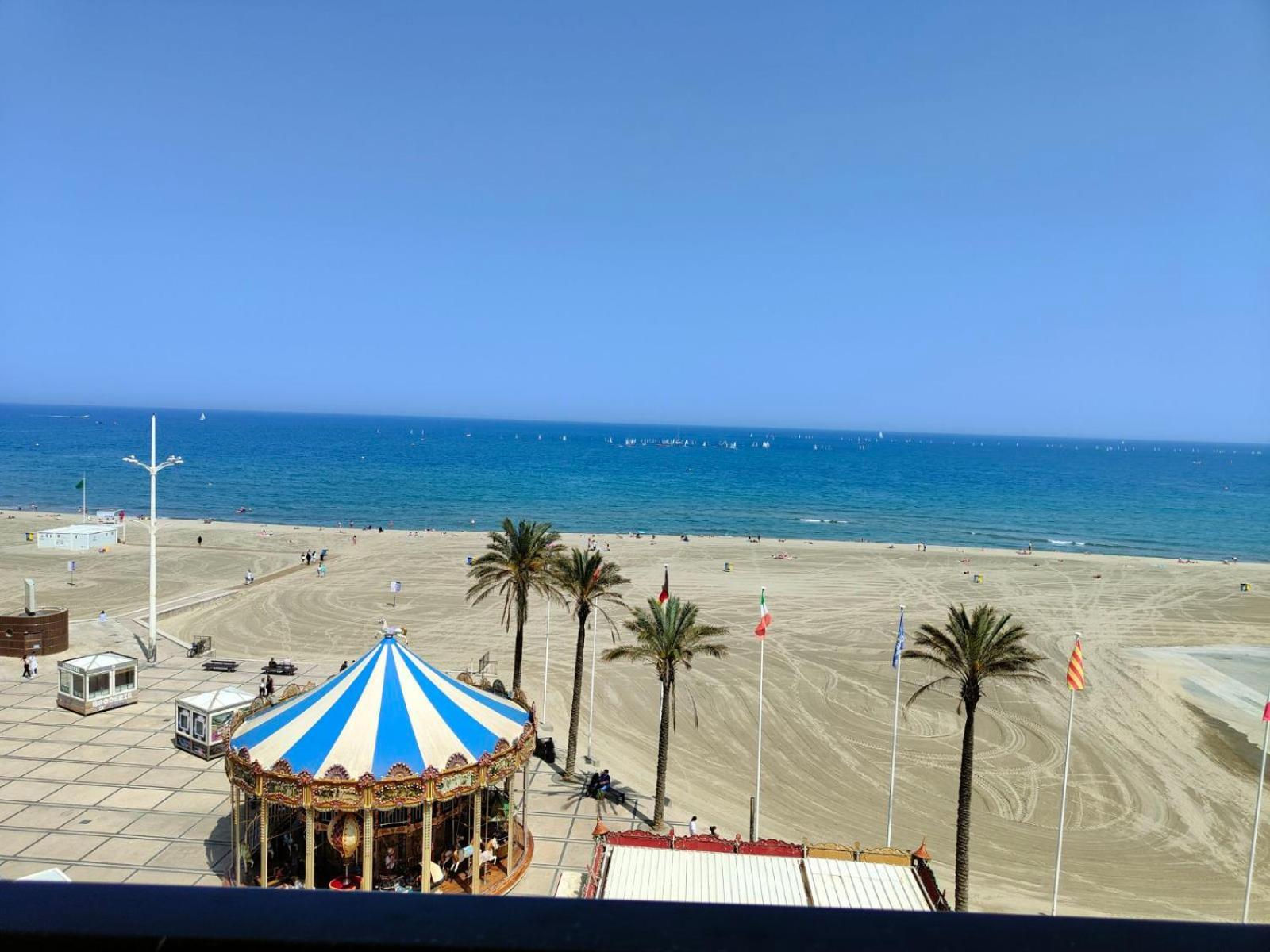 Apartment Studio Cosy Climatise Vue Mer Canet Plage 3Etoiles